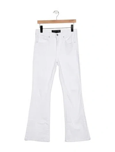 Pre-owned Veronica Beard High-rise Flared Jeans In Blue