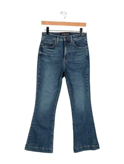 Pre-owned Veronica Beard High-rise Flared Jeans In Blue