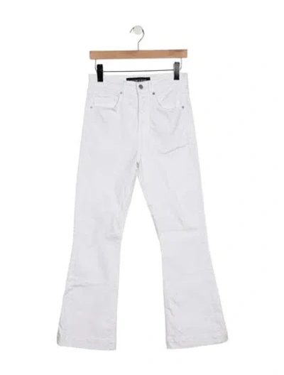 Pre-owned Veronica Beard High-rise Flared Jeans In Blue