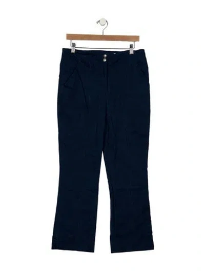 Pre-owned Veronica Beard High-rise Flared Jeans In Blue