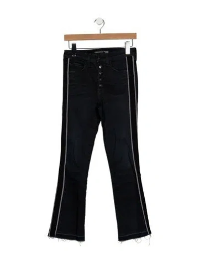 Pre-owned Veronica Beard High-rise Flared Jeans In Blue