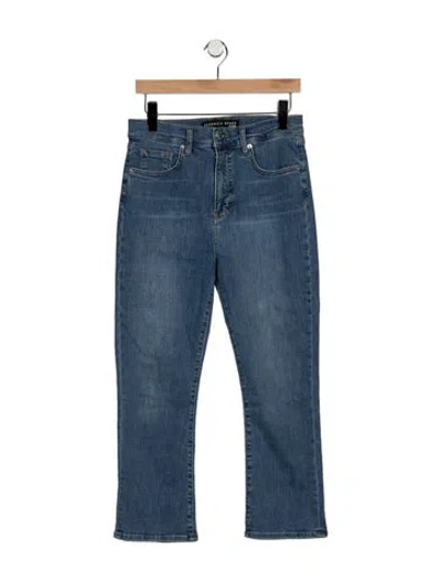 Pre-owned Veronica Beard High-rise Flared Jeans In Blue