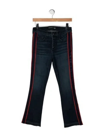 Pre-owned Veronica Beard High-rise Flared Jeans In Blue