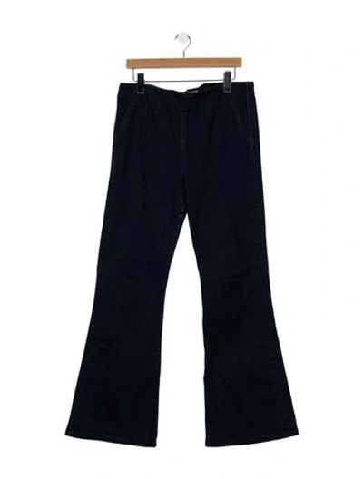Pre-owned Veronica Beard High-rise Flared Jeans In Blue
