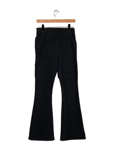 Pre-owned Veronica Beard High-rise Flared Jeans In Blue