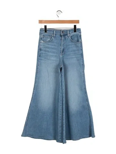 Pre-owned Veronica Beard High-rise Flared Jeans In Blue