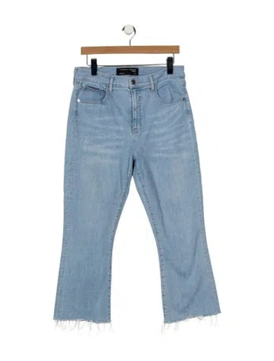 Pre-owned Veronica Beard High-rise Flared Jeans In Blue