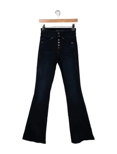 Pre-owned Veronica Beard High-rise Flared Jeans In Blue