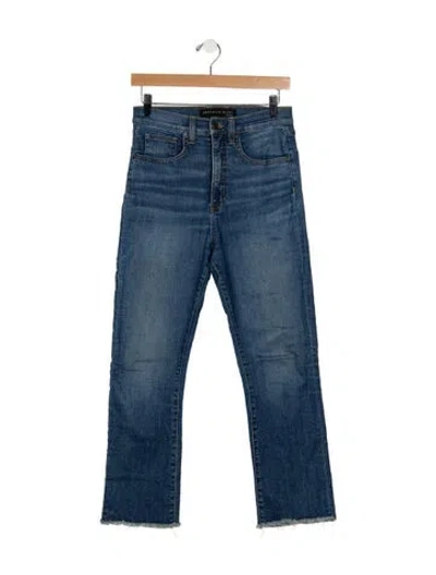 Pre-owned Veronica Beard High-rise Flared Jeans In Blue