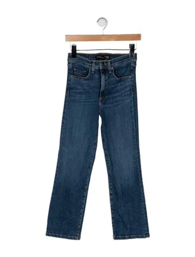 Pre-owned Veronica Beard High-rise Flared Jeans In Blue