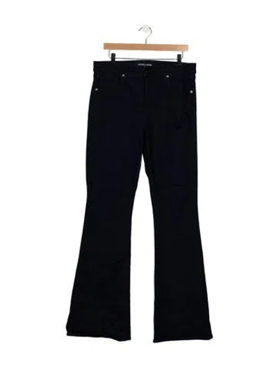 Pre-owned Veronica Beard High-rise Flared Jeans In Blue