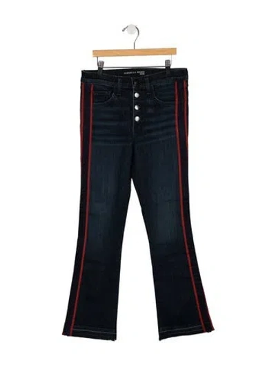 Pre-owned Veronica Beard High-rise Flared Jeans In Blue