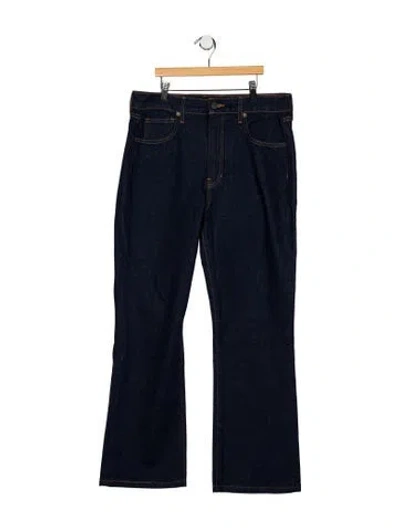 Pre-owned Veronica Beard High-rise Flared Jeans In Blue
