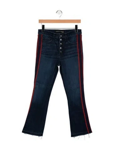Pre-owned Veronica Beard High-rise Flared Jeans In Blue
