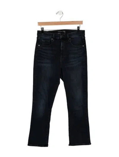 Pre-owned Veronica Beard High-rise Flared Jeans In Blue
