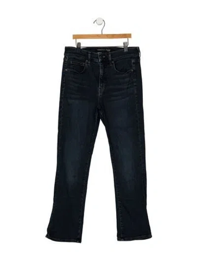 Pre-owned Veronica Beard High-rise Flared Jeans In Blue