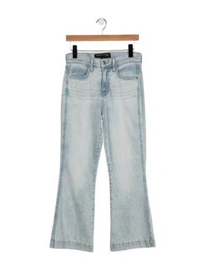 Pre-owned Veronica Beard High-rise Flared Jeans In Blue