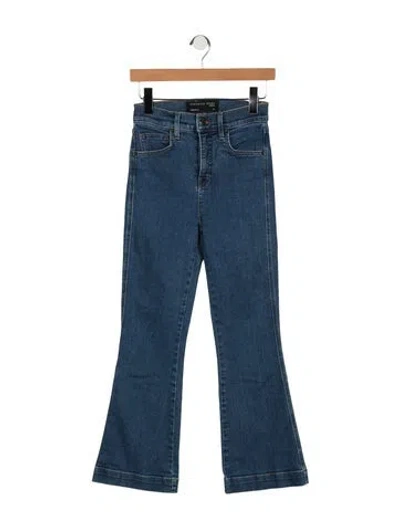 Pre-owned Veronica Beard High-rise Flared Jeans In Blue