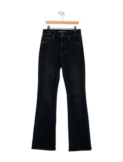Pre-owned Veronica Beard High-rise Flared Jeans In Blue