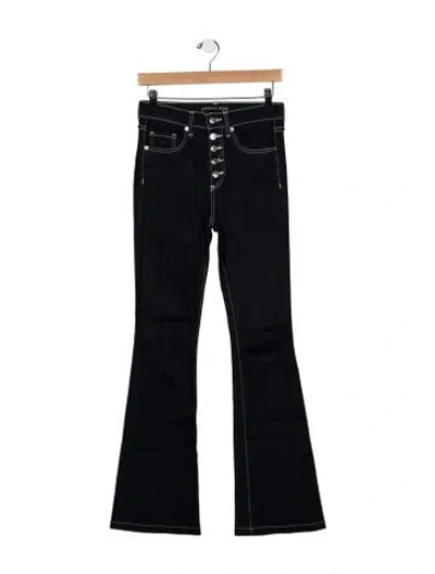 Pre-owned Veronica Beard High-rise Flared Jeans In Blue