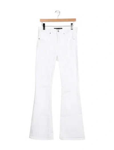 Pre-owned Veronica Beard High-rise Flared Jeans In Blue