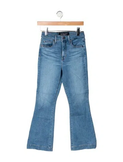 Pre-owned Veronica Beard High-rise Flared Jeans In Blue