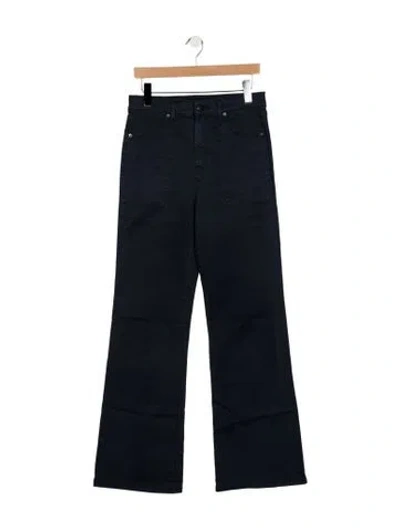 Pre-owned Veronica Beard High-rise Flared Jeans In Blue