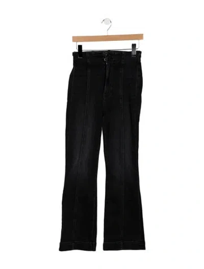 Pre-owned Veronica Beard High-rise Flared Jeans In Blue