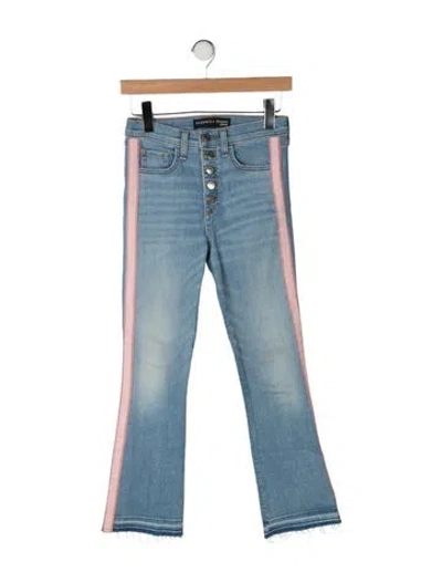Pre-owned Veronica Beard High-rise Flared Jeans In Blue