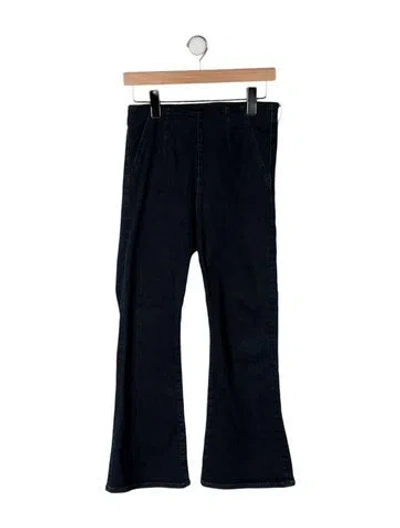 Pre-owned Veronica Beard High-rise Flared Jeans In Blue
