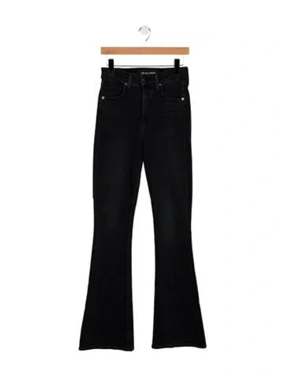 Pre-owned Veronica Beard High-rise Flared Jeans In Blue