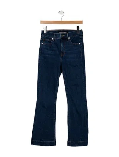 Pre-owned Veronica Beard High-rise Flared Jeans In Blue
