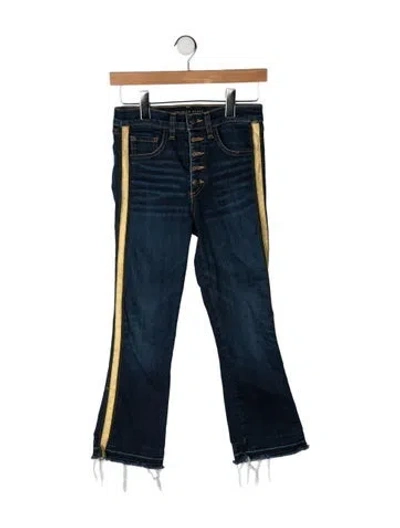 Pre-owned Veronica Beard High-rise Flared Jeans In Blue