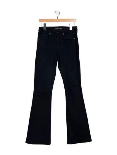 Pre-owned Veronica Beard High-rise Flared Jeans In Blue