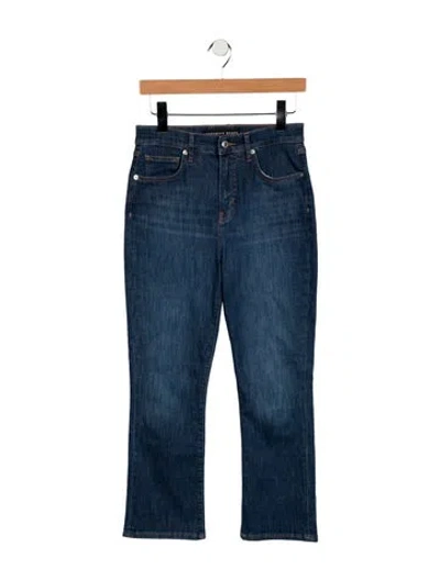 Pre-owned Veronica Beard High-rise Flared Jeans In Blue