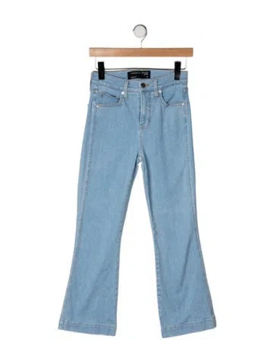 Pre-owned Veronica Beard High-rise Flared Jeans In Blue
