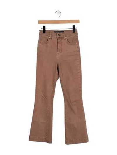Pre-owned Veronica Beard High-rise Flared Jeans In Multi