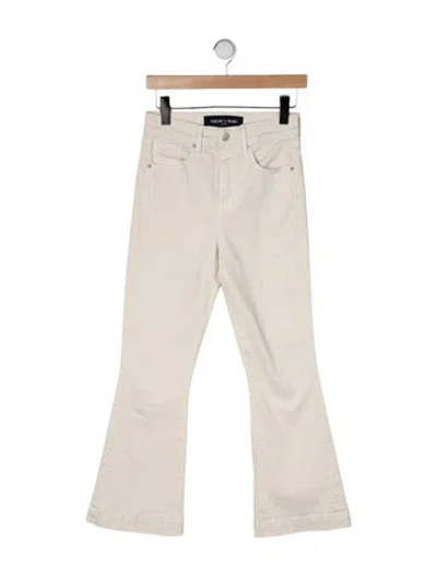 Pre-owned Veronica Beard High-rise Flared Jeans In Multicolor