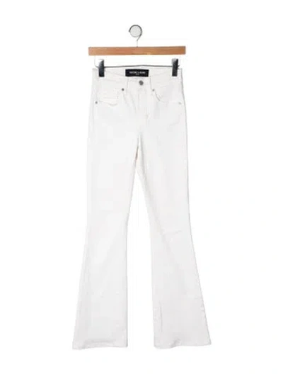 Pre-owned Veronica Beard High-rise Flared Jeans In Multicolor