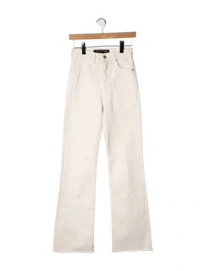 Pre-owned Veronica Beard High-rise Flared Jeans In Multicolor
