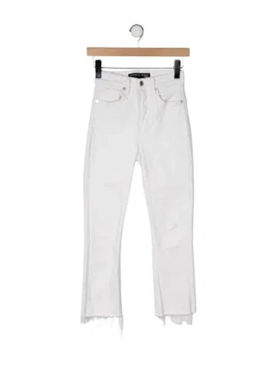 Pre-owned Veronica Beard High-rise Flared Jeans In Neutral