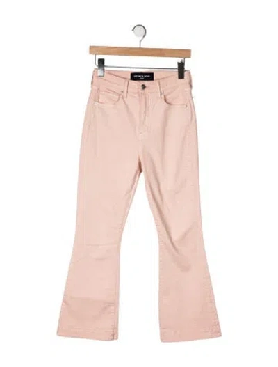 Pre-owned Veronica Beard High-rise Flared Jeans In Neutral