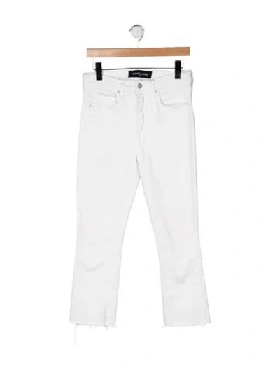 Pre-owned Veronica Beard High-rise Flared Jeans In Neutrals