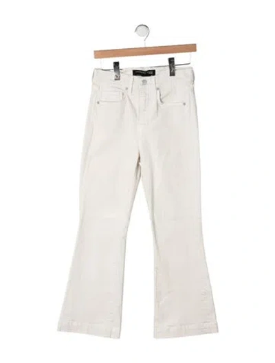 Pre-owned Veronica Beard High-rise Flared Jeans In Neutrals