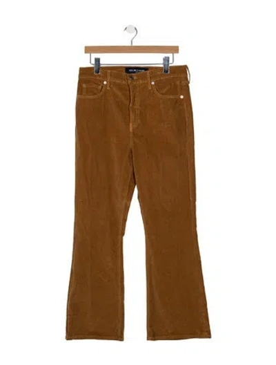 Pre-owned Veronica Beard High-rise Flared Jeans In Orange
