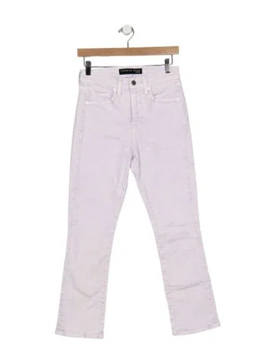 Pre-owned Veronica Beard High-rise Flared Jeans In Pink