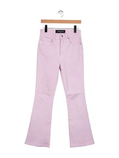 Pre-owned Veronica Beard High-rise Flared Jeans In Purple