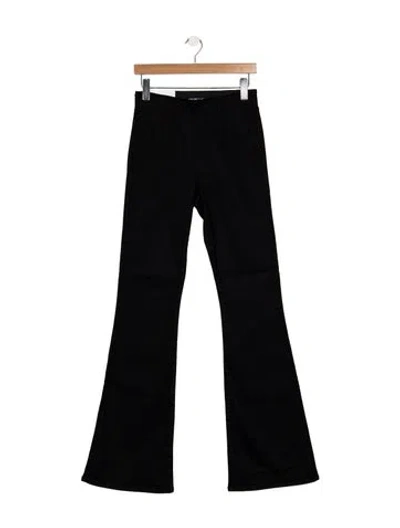 Pre-owned Veronica Beard High-rise Flared Jeans W/ Tags In Black