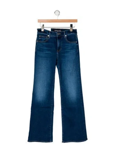 Pre-owned Veronica Beard High-rise Flared Jeans W/ Tags In Blue