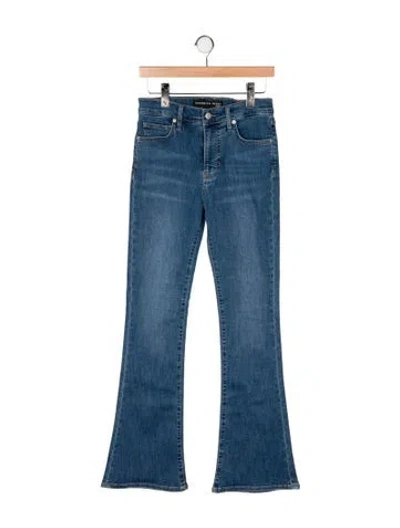 Pre-owned Veronica Beard High-rise Flared Jeans W/ Tags In Blue